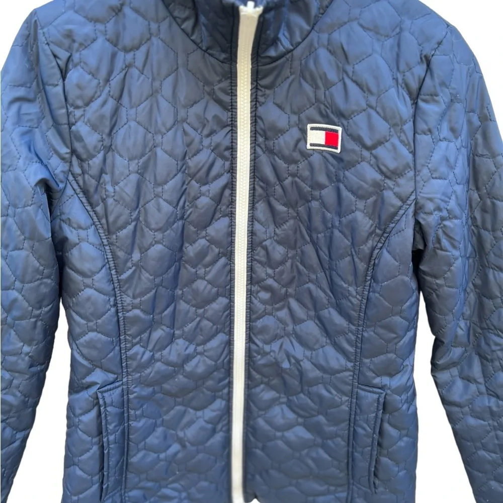 Tommy Hilfiger Classic Navy 3-In-1 All Weather Quilted Jacket Size Small - Picture 4 of 13